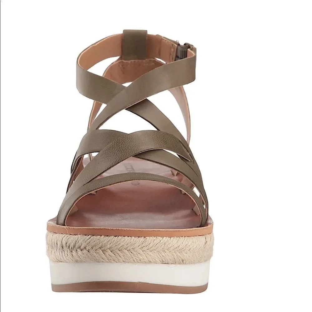 Lucky Brand Jasmei Leather Esapdrille Sandals